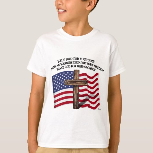 イエスと米兵はアメリカを横断する… Tシャツ (正面)
