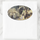 イエスと罪人たち 楕円形シール (バッグ)