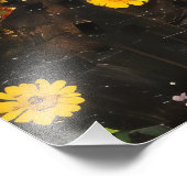 イエスと花の抽象芸術 フォトプリント            (角)