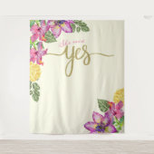 イエスと言う ブース バナー タペストリー (正面)