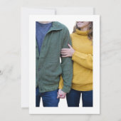 イエスと言った婚約のお知らせ - ハートデザイン 招待状 (裏面)