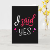 イエスと言った カード (黄色い花)