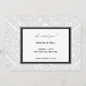 イエスと言った！ 招待状 (正面/裏面)