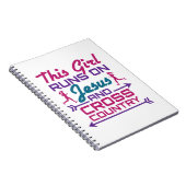 イエスと走クロスカントリーの少女 ノートブック (右側)