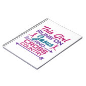 イエスと走クロスカントリーの少女 ノートブック (左側)