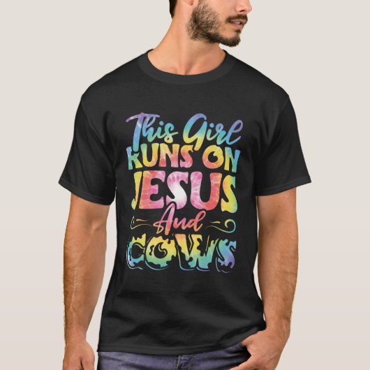 イエスと走牛の身の上の女の子2 Tシャツ (正面)