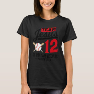 イエスと野球チームJesus Christian Matthew 28 Tシャツ