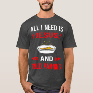 イエスと金ゴールドパンナーが必要 Tシャツ