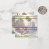 イエスと馬との哀れみの静かな光景 ノートカード (正面/裏面インサイチュ)