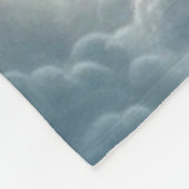 イエスと馬との哀れみの静かな光景 フリースブランケット (角)