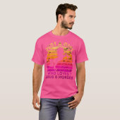 イエスと馬を愛する女性 キリスト教の女性 Tシャツ (正面フル)