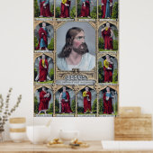 イエスと12使徒 ポスター (キッチン)