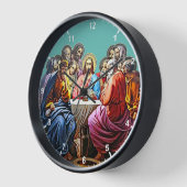 イエスと12弟子の壁時計 壁時計 (傾斜)