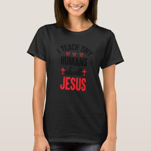 イエスについて小さな子供たちに教える 15 Tシャツ (正面)