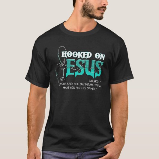 イエスにハマって釣り Tシャツ (正面)