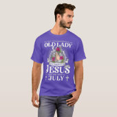 イエスに入っていた信じおばあさん生まれは Tシャツ (正面フル)