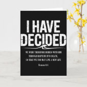 イエスに従うと決めた洗礼の聖書箇所 カード (黄色い花)