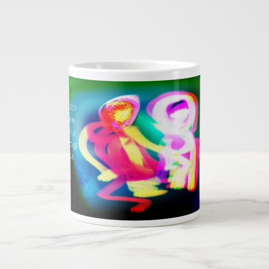 イエスに感謝 ジャンボコーヒーマグカップ (正面)