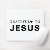 イエスに感謝 現代のクリスチャン信仰 ハート マウスパッド (マウス)