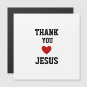 イエスに感謝 | 現代キリスト教の信仰と愛 マグネット招待状 (正面/裏面)