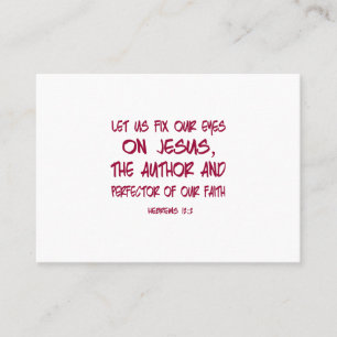 イエスに目を向けよう 名刺