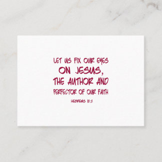 イエスに目を向けよう 名刺