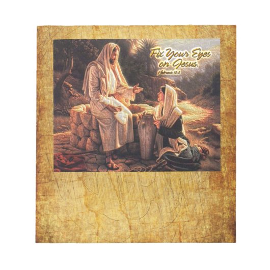 イエスに目を留める1つのオプション ノートパッド (正面)