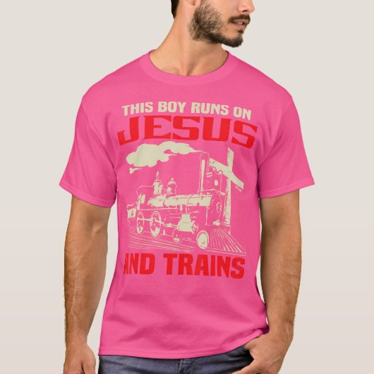 イエスに走より訓練した少年 Tシャツ (正面)