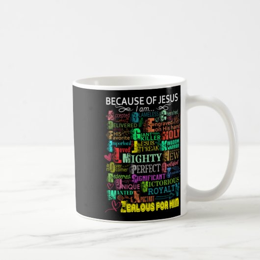イエスのために私はステッカーである コーヒーマグカップ (右)