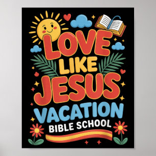 イエスのような愛 Vacation Bible School Vbs 2025 キリスト教 ポスター
