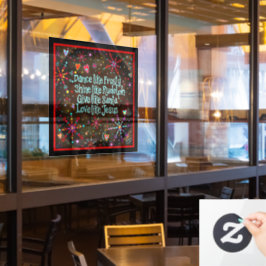 イエスのように愛して！「インスピリビティ」ウィンドウクリング ウィンドウサイン