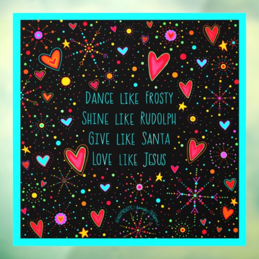 イエスのように愛して!「インスピリビティ」ウィンドウクリング ウィンドウサイン (シート3)