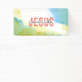 イエスのように愛する - クリスチャンのための感動的名言 横断幕 (インサイチュ)