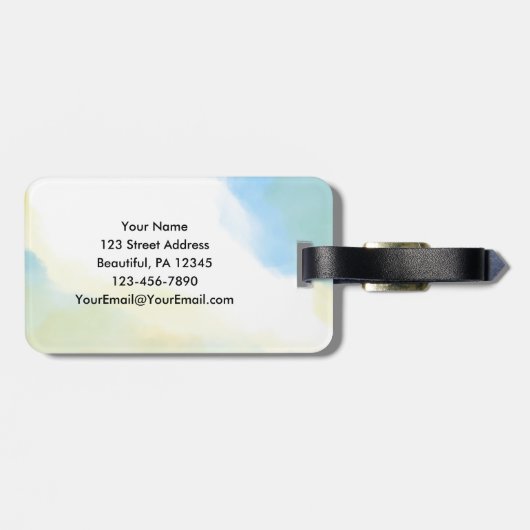 イエスのように愛せよ -  インスピレーションあふれるクリスチャン名言 ラゲッジタグ (裏面横)