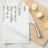 イエスのキッチンハンドタオル詩編93:4 キッチンタオル (四つ折り)