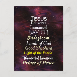 イエスのクリスマスの呼び名 シーズンポストカード