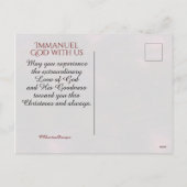 イエスのクリスマスの呼び名 シーズンポストカード (裏面)