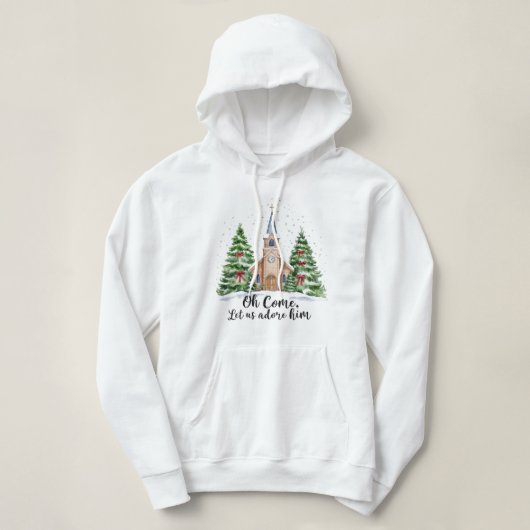 イエスのクリスマスの喜びおもしろい- & エレガントVibes パーカ (デザイン正面)