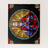 イエスのステンドグラス窓 ジグソーパズル (縦)