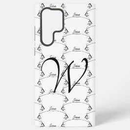 イエスのハートのイニシャル SAMSUNG GALAXY S22 ULTRAケース