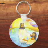 イエスのバプテスマ キーホルダー (正面)