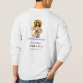 イエスのモットー Tシャツ (裏面)
