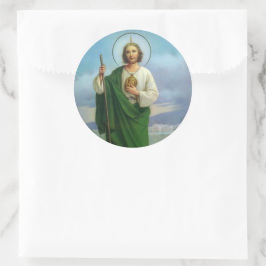 イエスの使徒のいとこ聖ユダ ラウンドシール (バッグ)