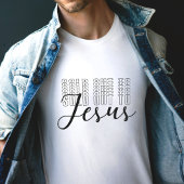 イエスの信仰に基づく宗教的なメンズホワイトに売り切られる Tシャツ