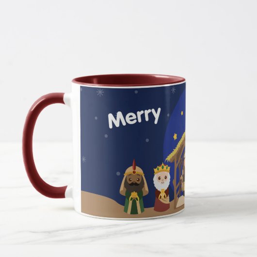 イエスの出生,マリアとヨセフ マグカップ (左)