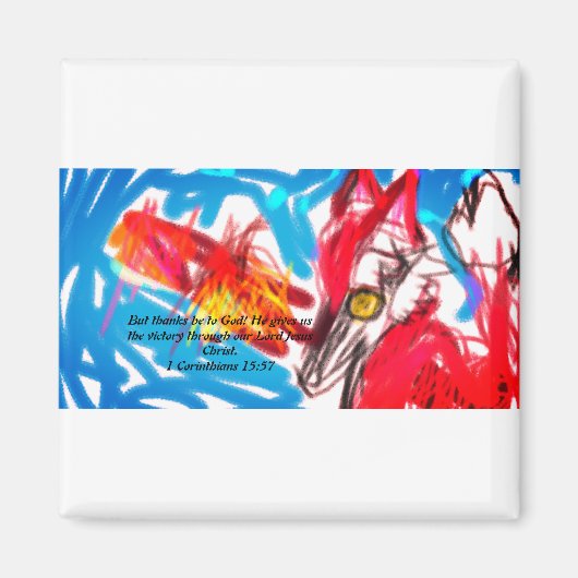 イエスの勝利 マグネット (正面)