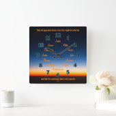 イエスの十二使徒 スクエア壁時計 (ホーム)