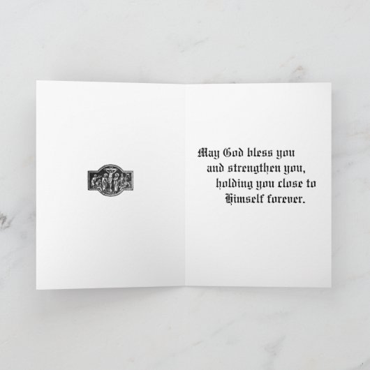 イエスの十字架刑の受章 カード (内部)