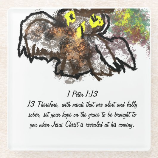 イエスの友人 ガラスコースター (正面)