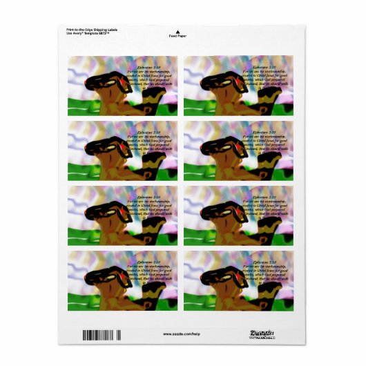 イエスの友人 ラベル (フルシート)